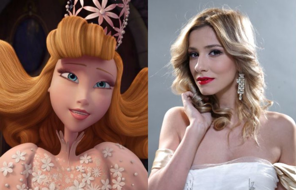 Dana Rogoz este zana buna din animatia LEGENDELE DIN OZ