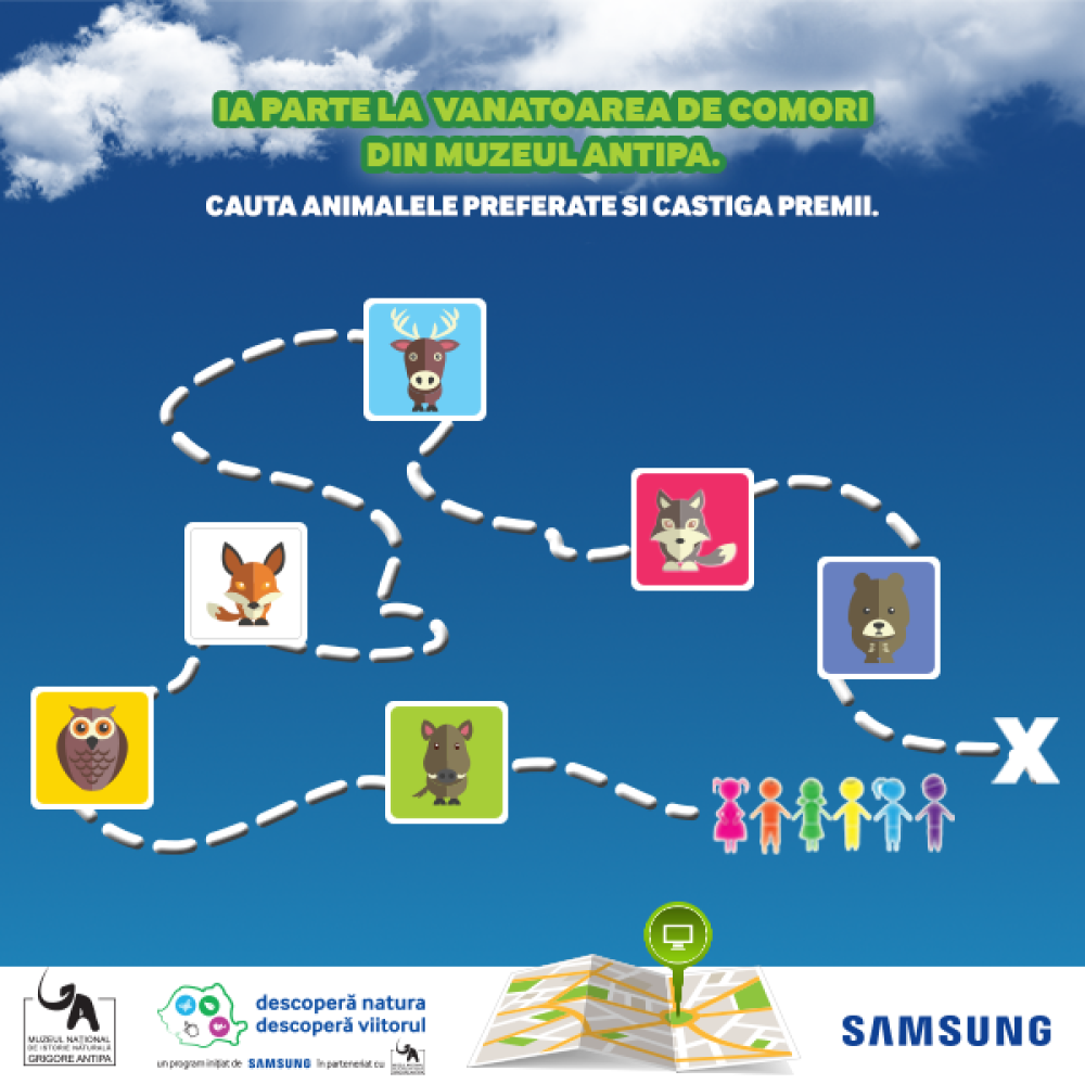 Muzeul Antipa invita copiii la treasure hunt digital