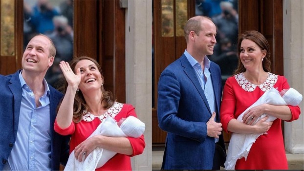 Prințul William și Ducesa de Cambridge au făcut public prenumele celui de-al treilea copil