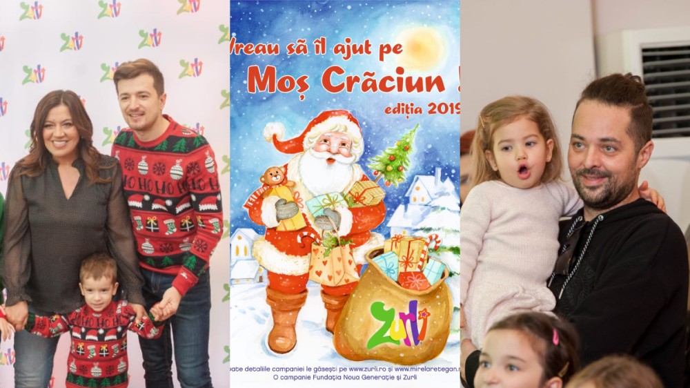 Zeci de vedete au adus cadouri pentru campania "Vreau să îl ajut pe Moș Crăciun!"